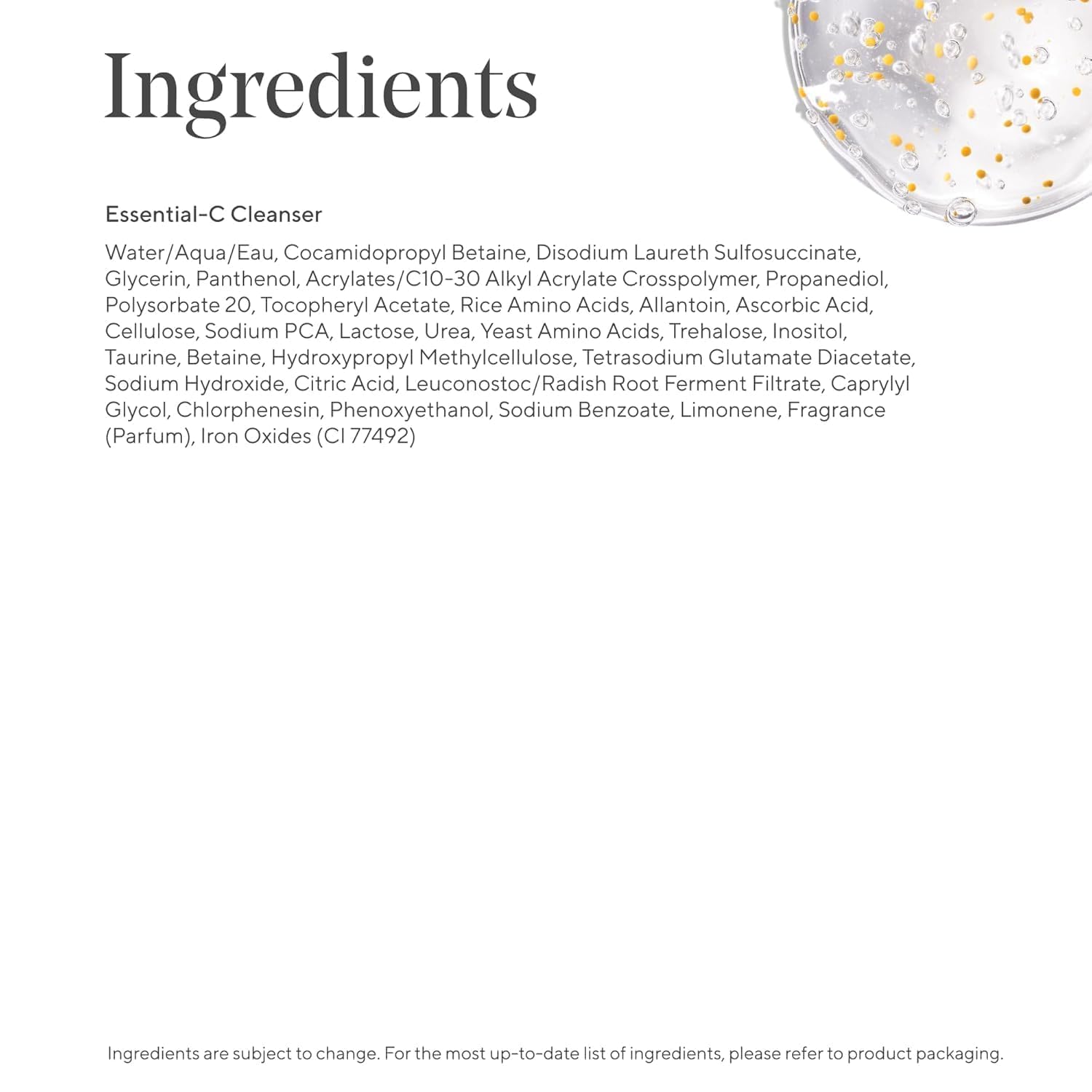 Murad Essential-C Cleanser urban-pollution cleanse supports daily radiance.