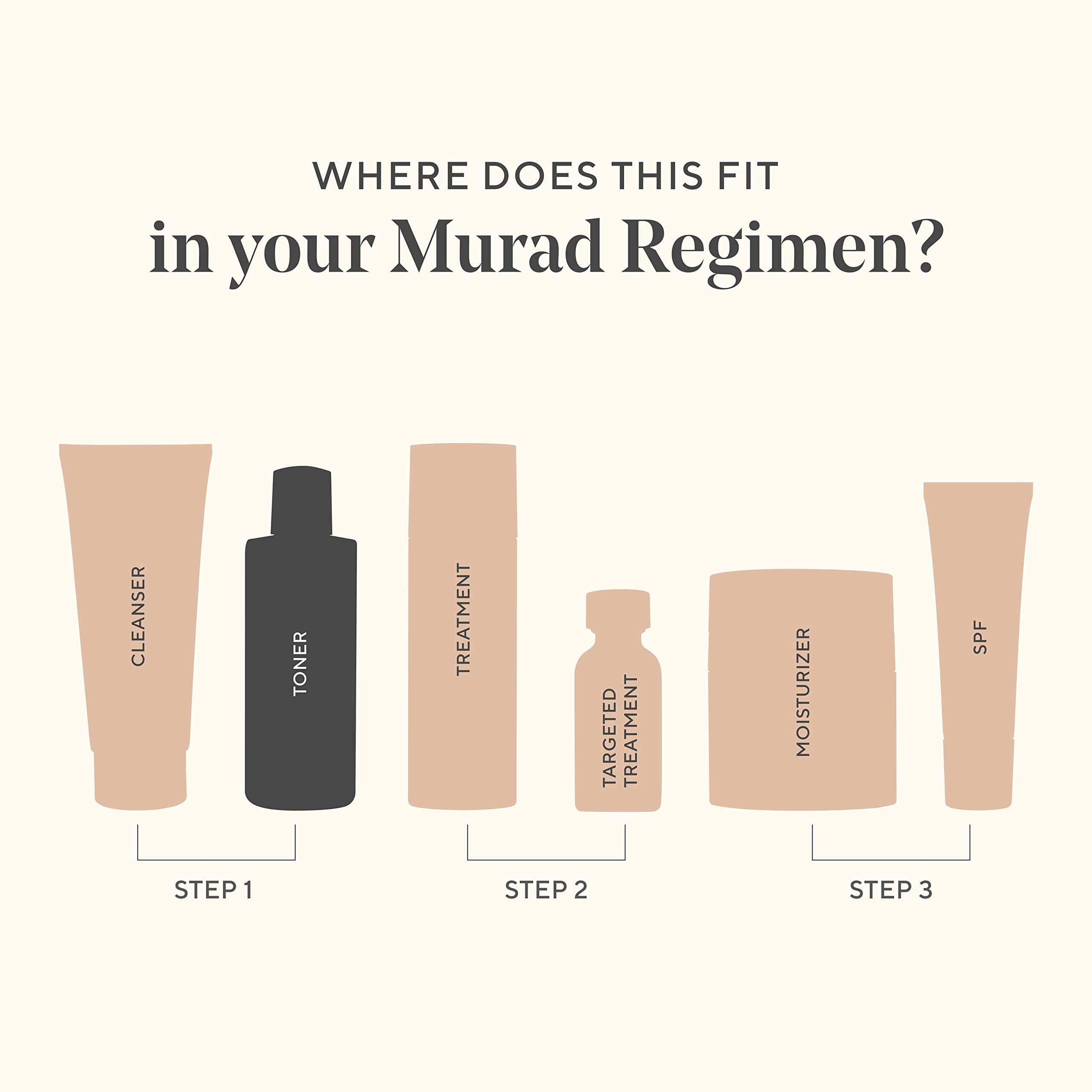 Murad Essential-C Toner dispense closeup highlighting easy application.