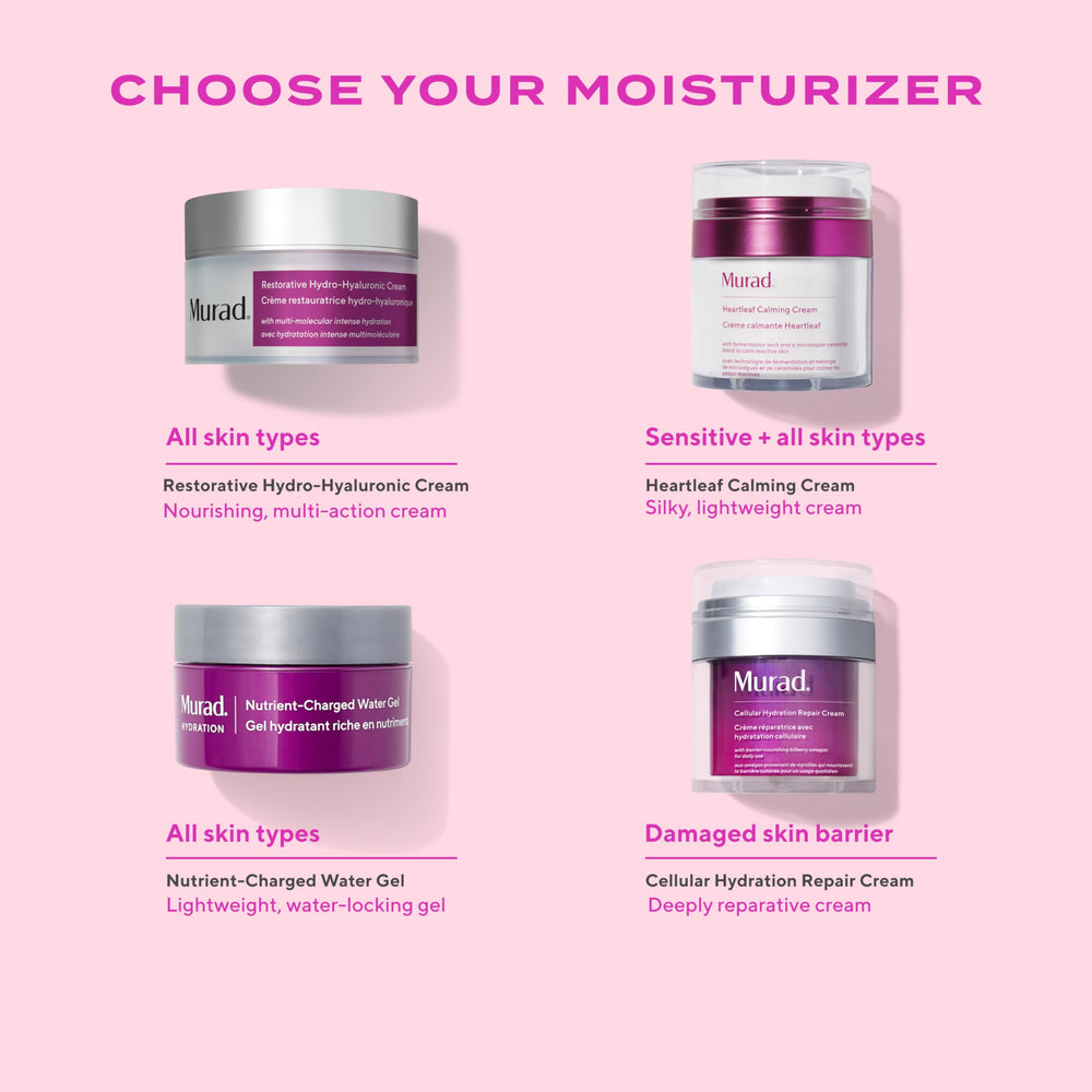 Murad Gel de Agua Nutriente para piel sensible y suave calentamiento.
