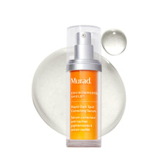Murad Rapid Dark Spot Serum bottle with advanced Resorcinol technology for even skin tone.