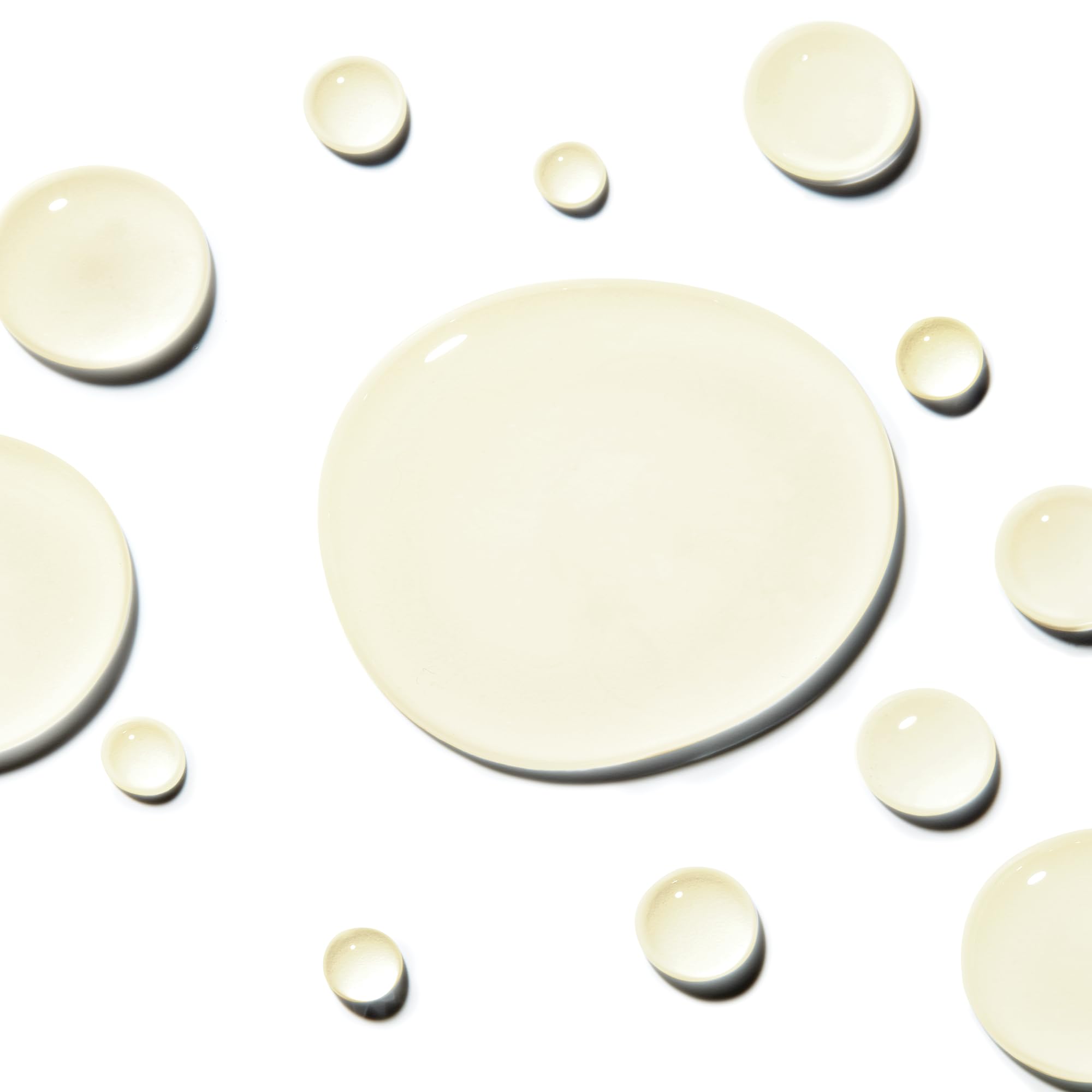 Close-up of serum texture suggests a lightweight, fast-absorbing formula.