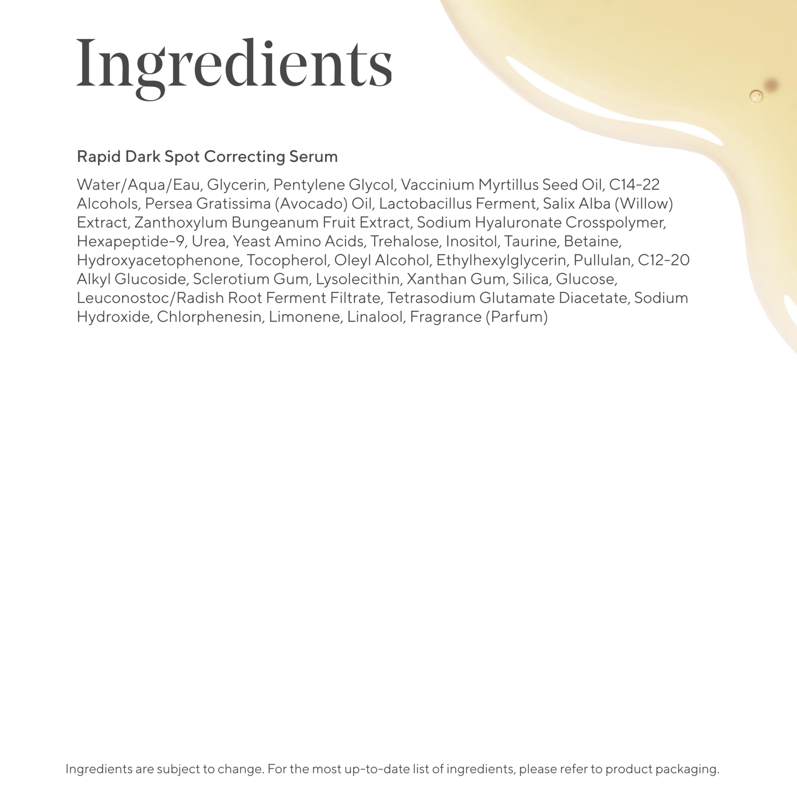 Murad Rapid Dark Spot Serum glow after use in skincare routine.