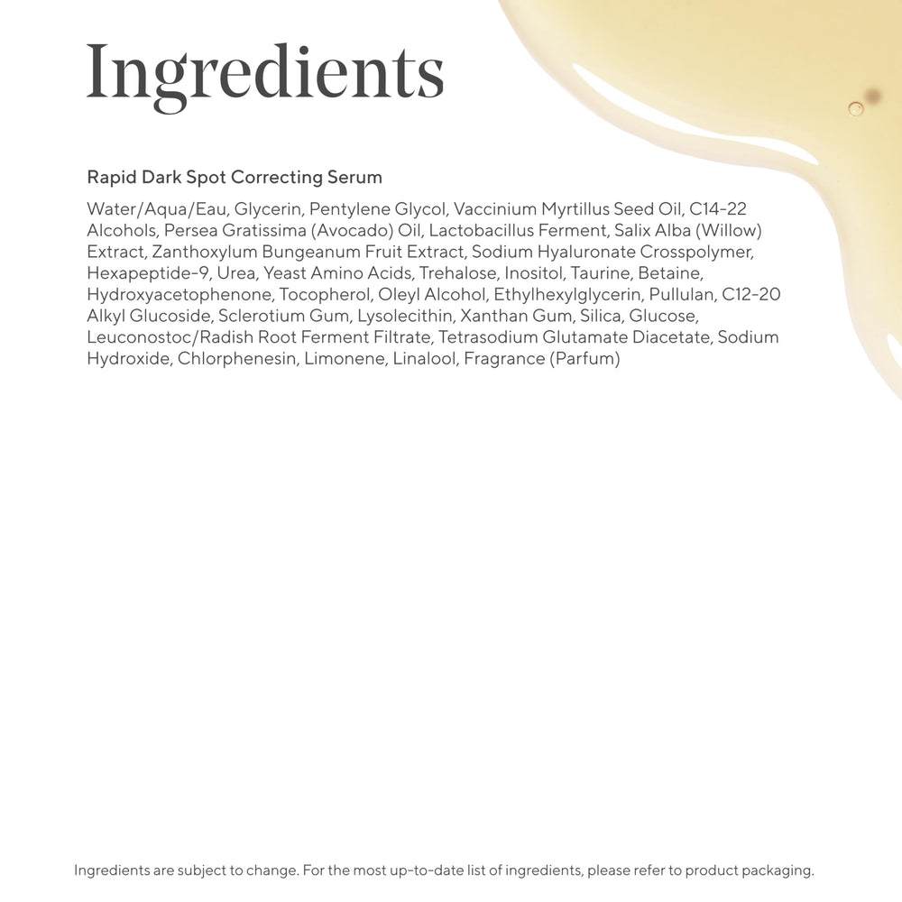 Murad Rapid Dark Spot Serum glow after use in skincare routine.