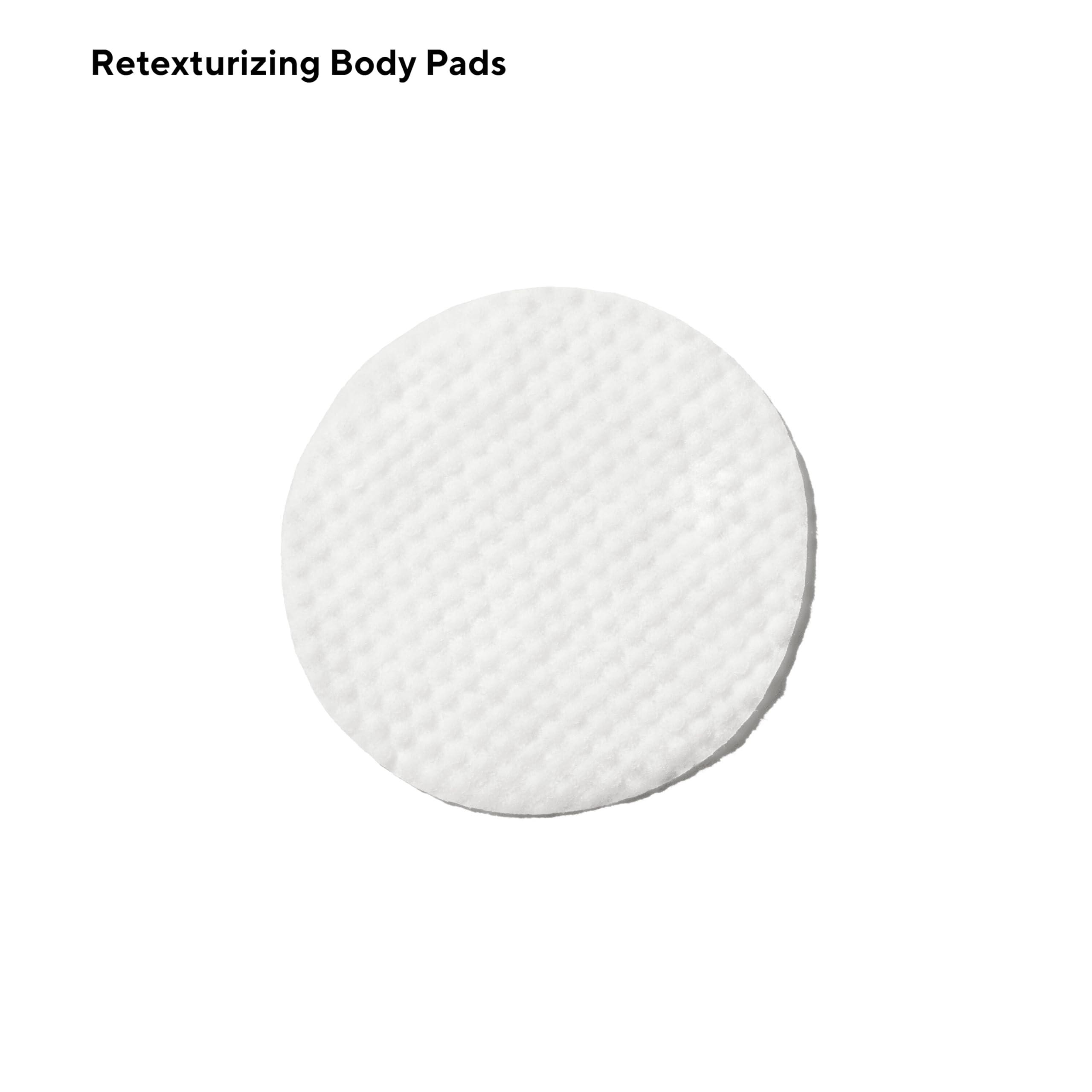 Murad Retexturizing Body Pads shown with a water droplet to evoke gentle exfoliation.