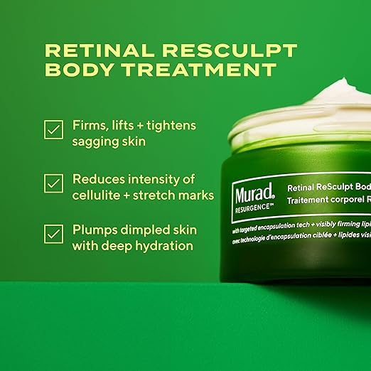 Murad Retinal ReSculpt cream texture close-up with satiny finish