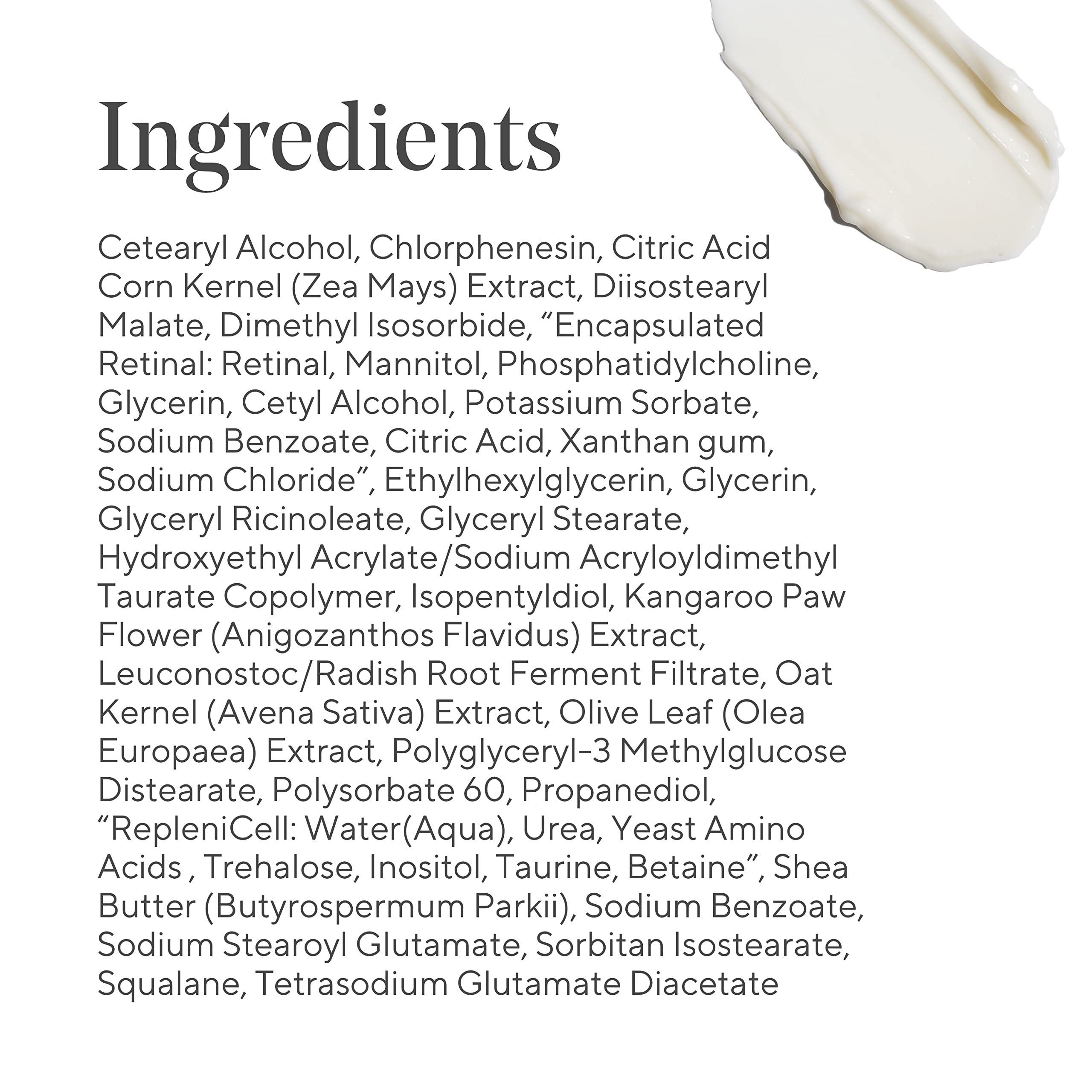 Kangaroo paw extract visual highlights smoothing potential