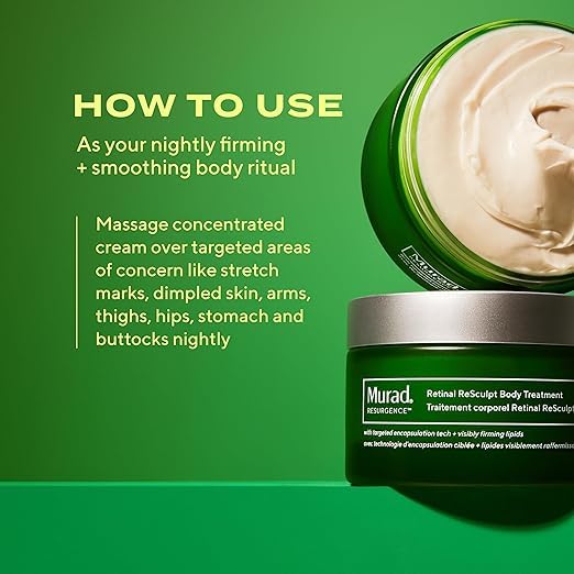 Murad Retinal ReSculpt stretch marks texture close-up