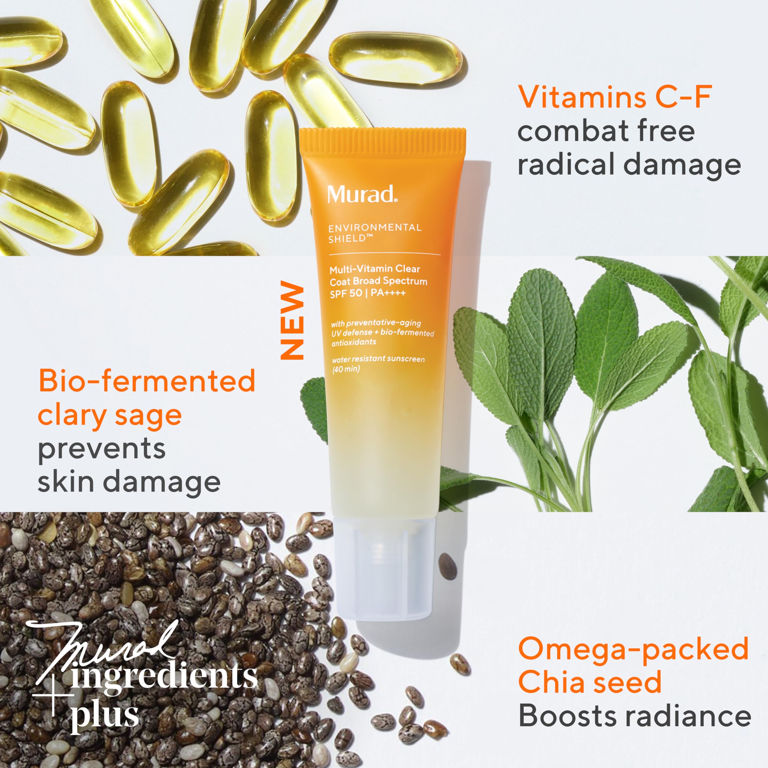 Murad sun protection SPF 50 on face for daily wear