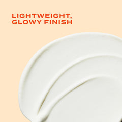 Murad Superactive Brightening Moisturizer SPF 50 swatch reveals even tone with a sheer finish.