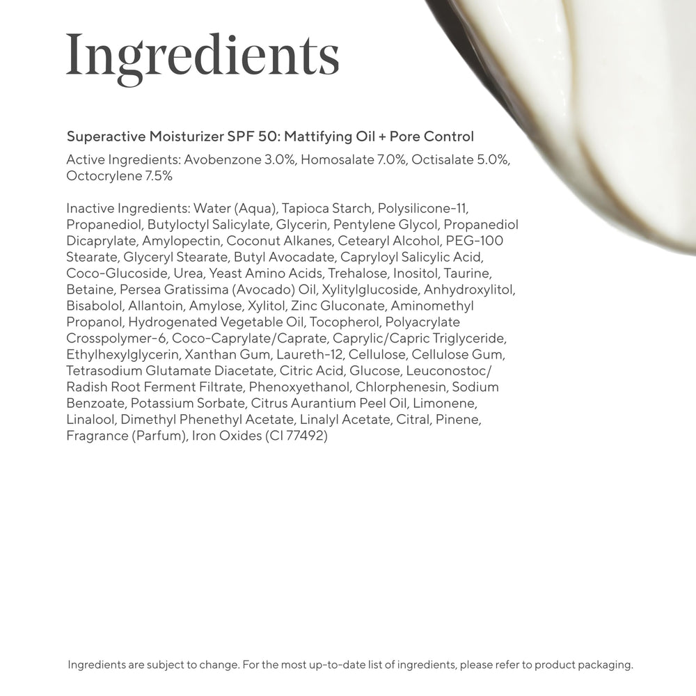 Murad Superactive no white cast finish on skin for seamless appearance