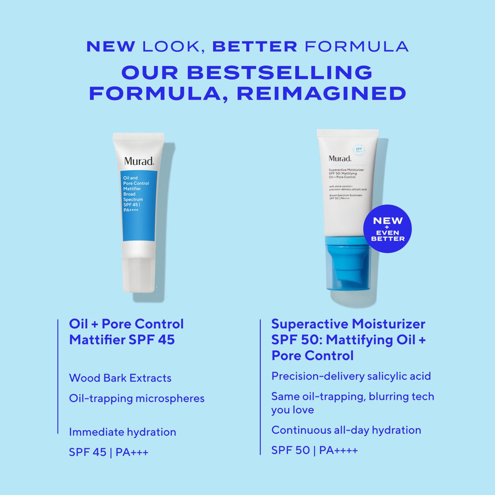 Murad Superactive SPF50 outer pack communicates strong sun protection