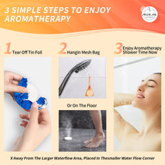 MURAN SHOWER bombas de sandía para aroma dulce y refrescante.