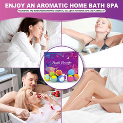 MURAN SHOWER peppermint fragrance bath bomb for focused, crisp bath moment.