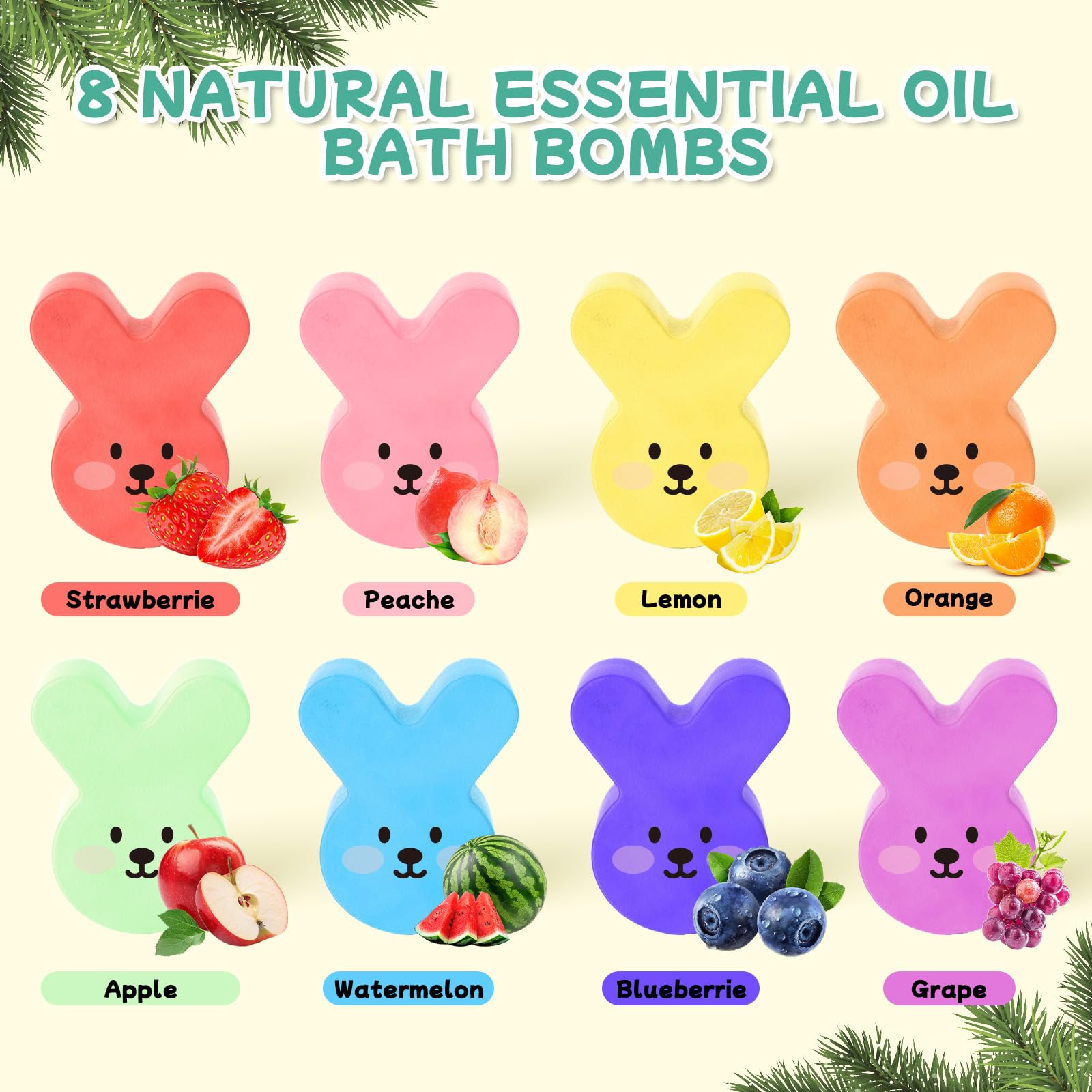 Bomba Muranshower con forma de gallina, aroma suave para niños