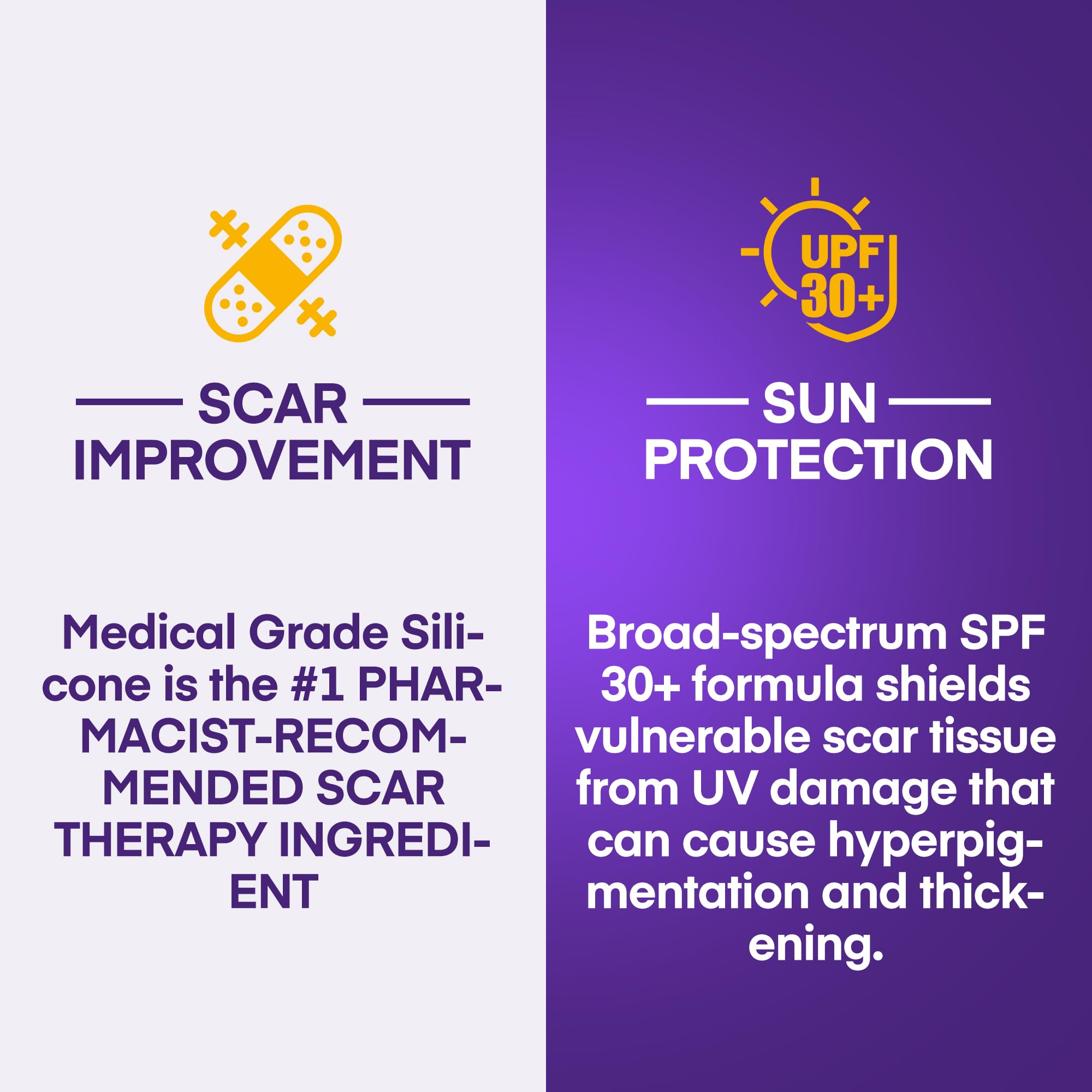 MURASAKI BEAUTY packaging for easy scar care routine