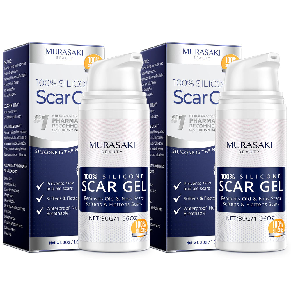 MURASAKI BEAUTY silicone scar gel two full-size tubes for daily scar care