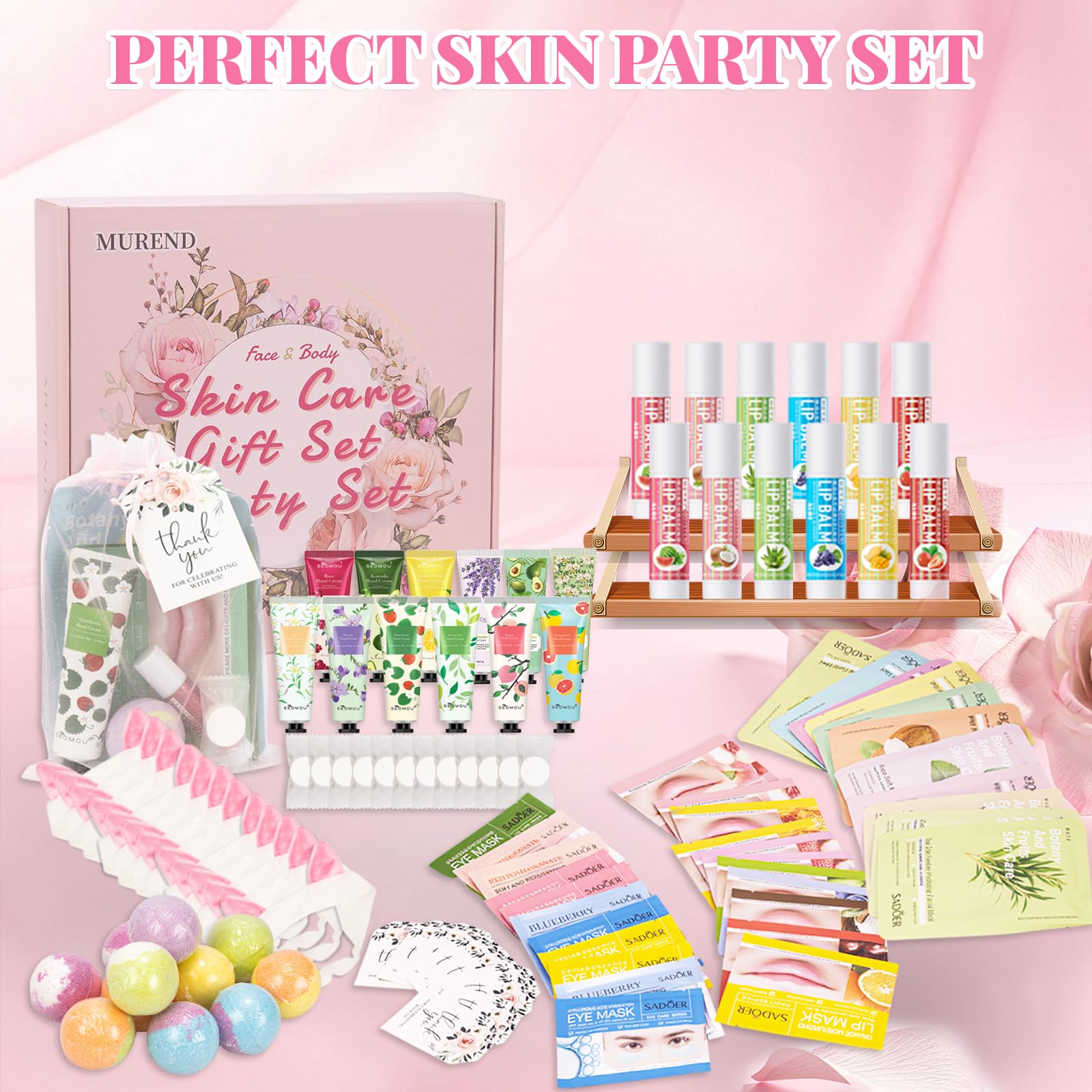 Murend spa party kit organza gift bags for easy gifting