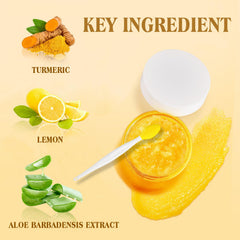 MUREND natural formula with aloe and turmeric revitalizes and softens lips.