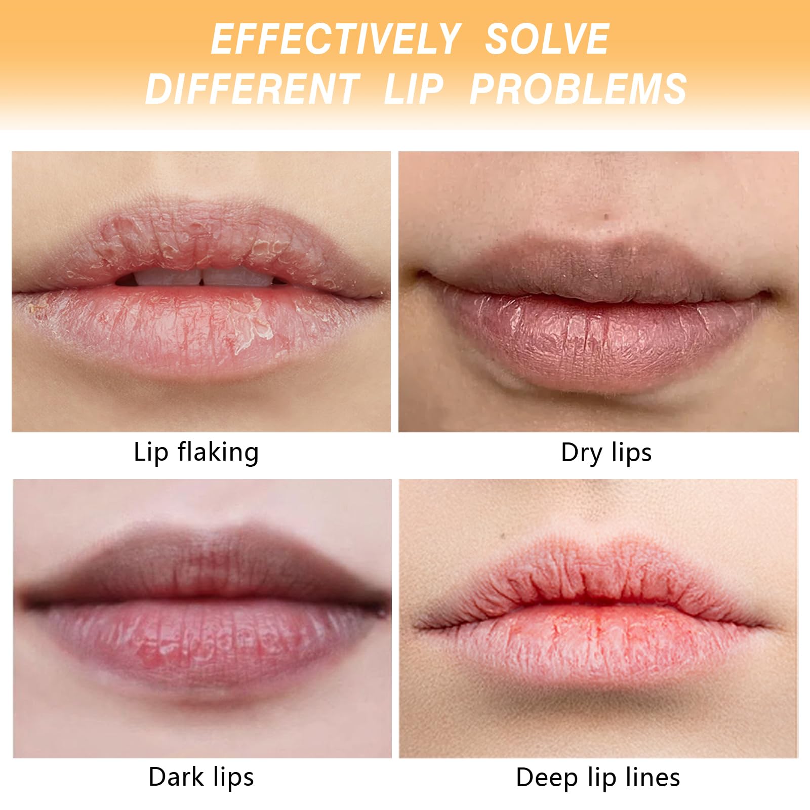 MUREND turmeric lip balm used at night for long-lasting hydration.