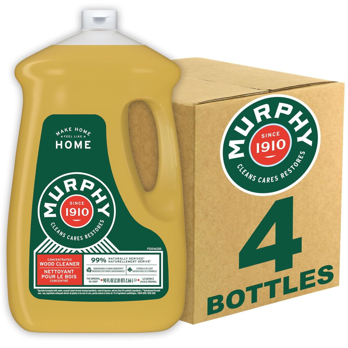 Murphy's Oil Soap original bottle pour for easy dilution and gentle cleaning