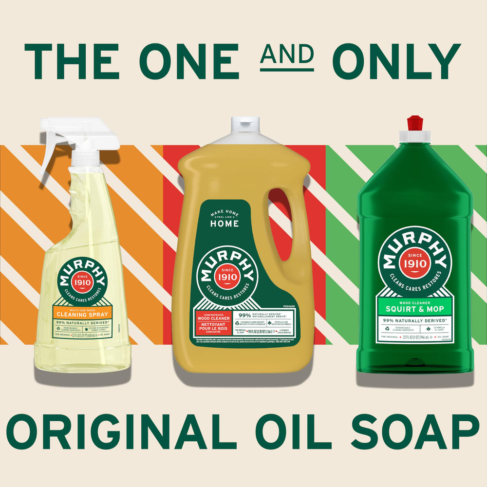 Murphy's Oil Soap on painted surfaces cleans without harsh chemicals