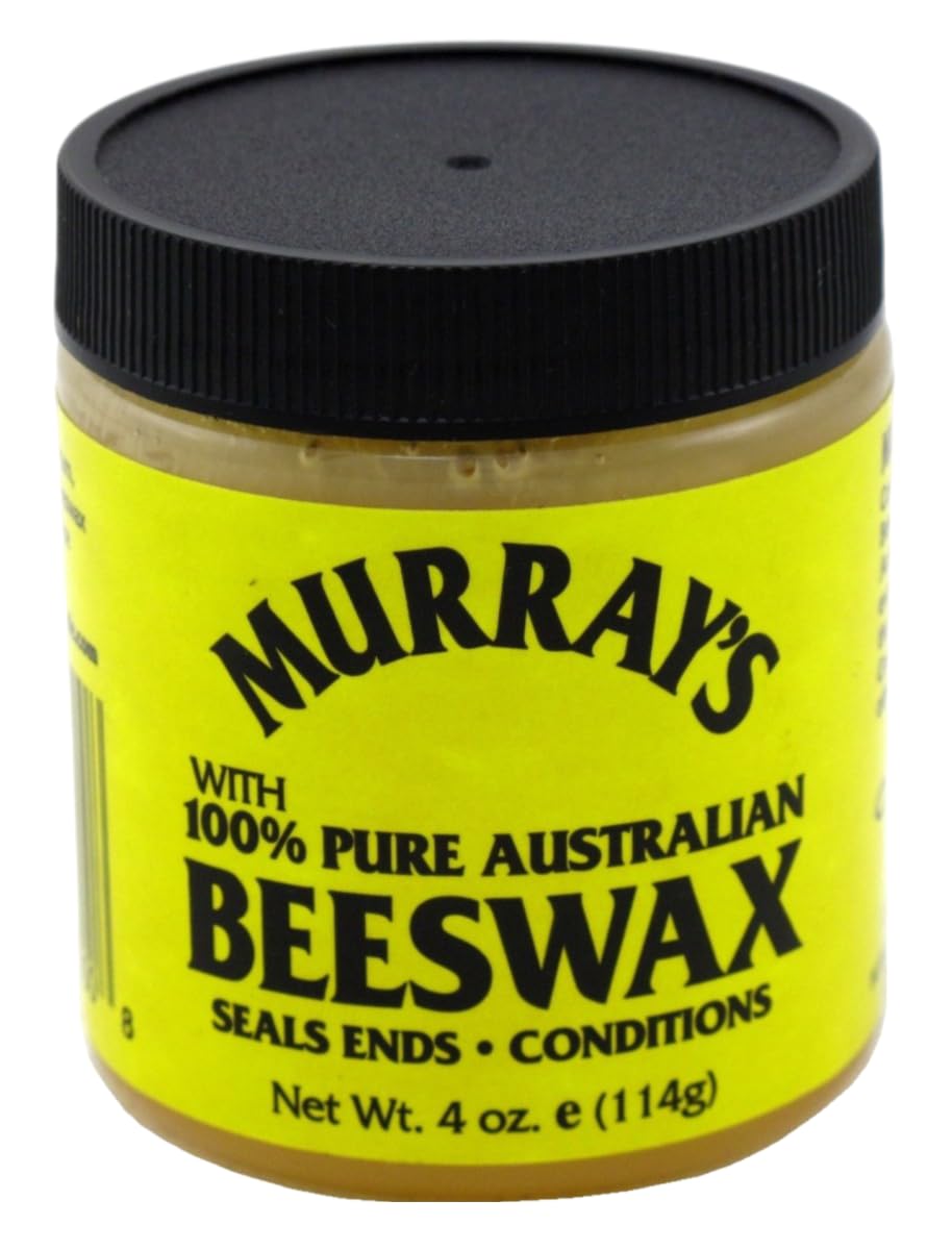 Murray's Beeswax 2-pack close-up highlights dreadlocks suitability.