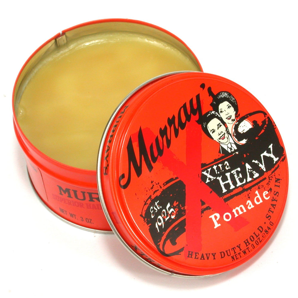 Murray's Extra Heavy Pomade in action for flexible high-hold styling