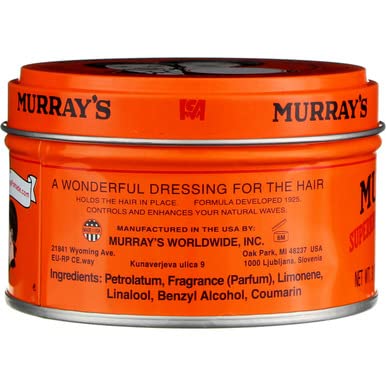Fijación estable para peinados sin descamación con Murray's