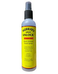 Murray's Unlock Spray mist application demonstrates even coverage for gentle release
