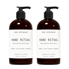 Ritual de Manos Muse Apothecary: botella elegante para ritual diario de cuidado de manos
