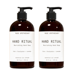 Muse Apothecary Rituales de Manos: botella de onza 16 para lavado aromático.
