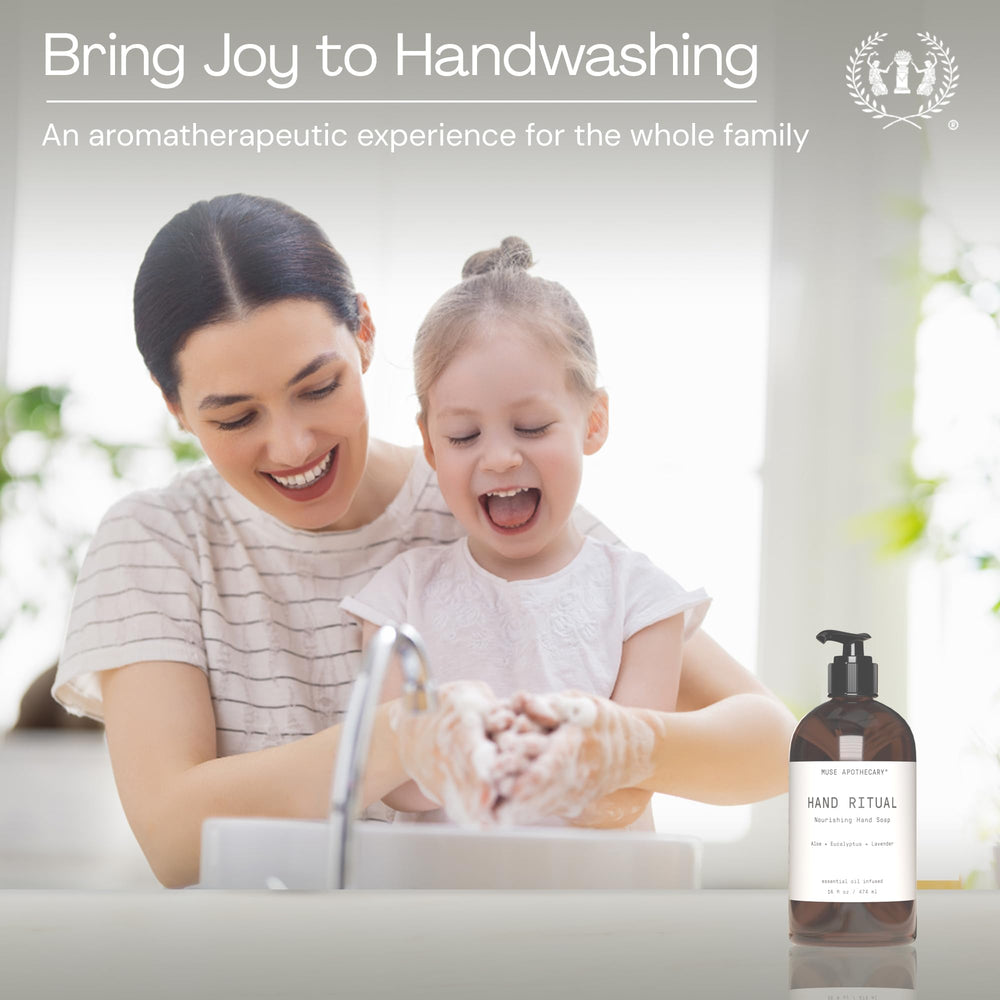 Muse Apothecary Hand Ritual: fórmula suave apta para piel sensible.
