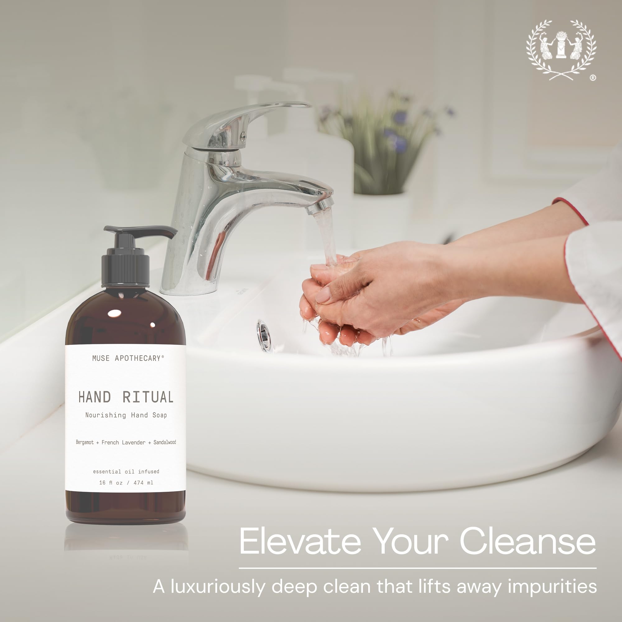 Muse Apothecary Hand Ritual: espuma lujosa que limpia sin dejar residuo pegajoso.