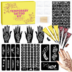 MuseLuxe: plantilla de tatuaje temporal con 126 diseños para estilo único.