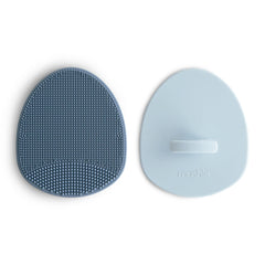Mushie cepillo para costra del cuero cabelludo del bebé, baño suave y cómodo