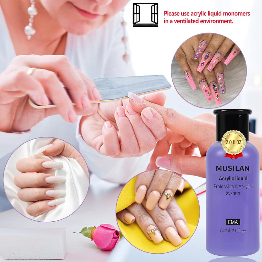 MUSILAN monómero para uñas, ideal para extensiones y arte 3D
