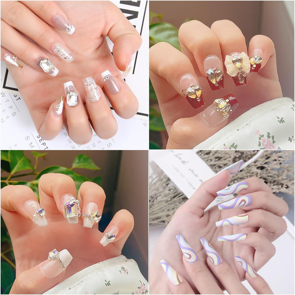 MUSILAN Nail Glue in use on nails with quick setting for DIY projects.