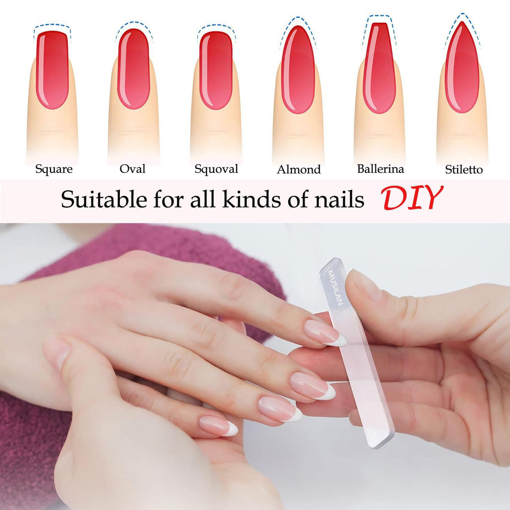 MUSILAN Nail Glue removal with acetone enables easy cleanup.