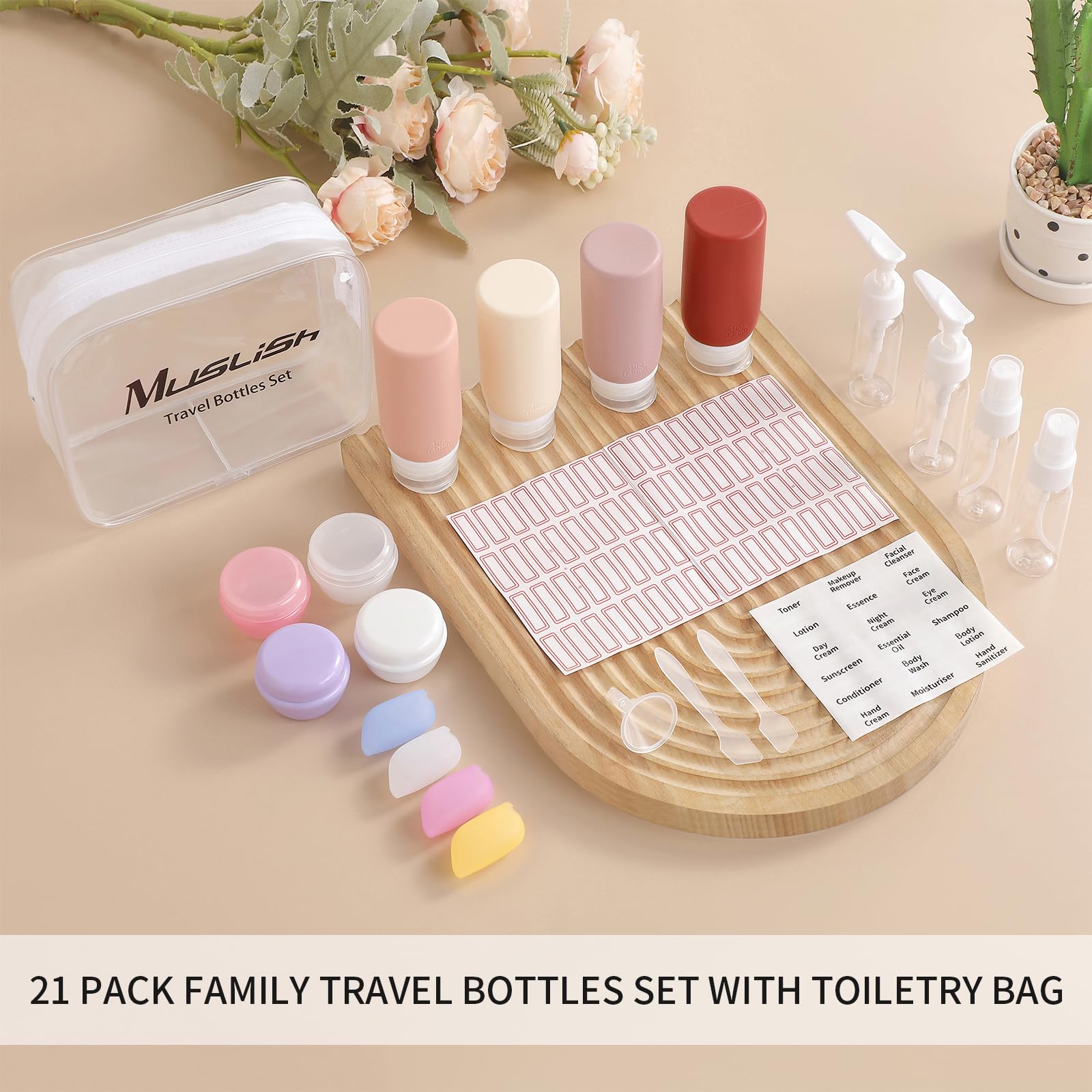 Muslish complete travel set ideal for family trips and school journeys.