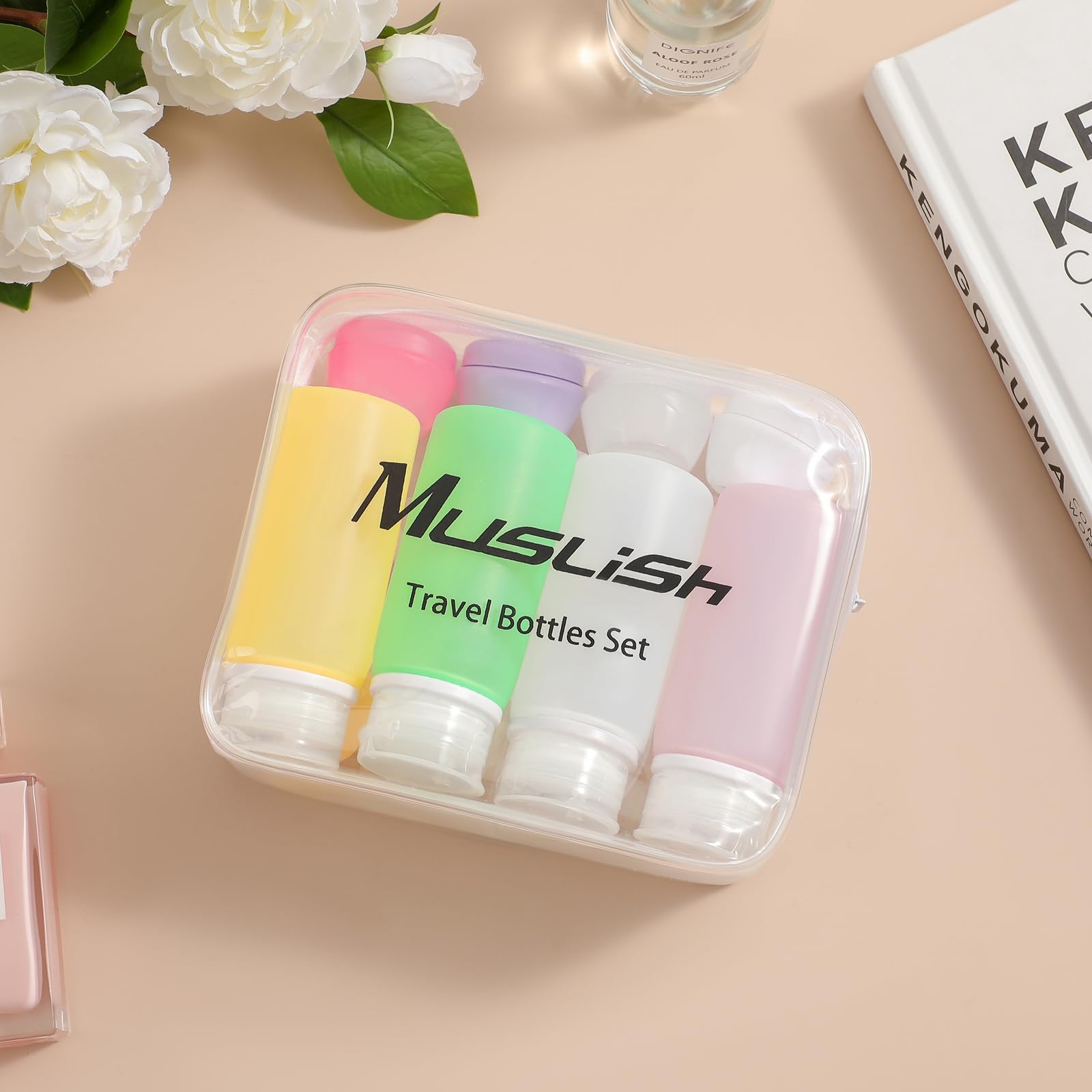 Muslish toiletry bag keeps travel essentials organized and secure.