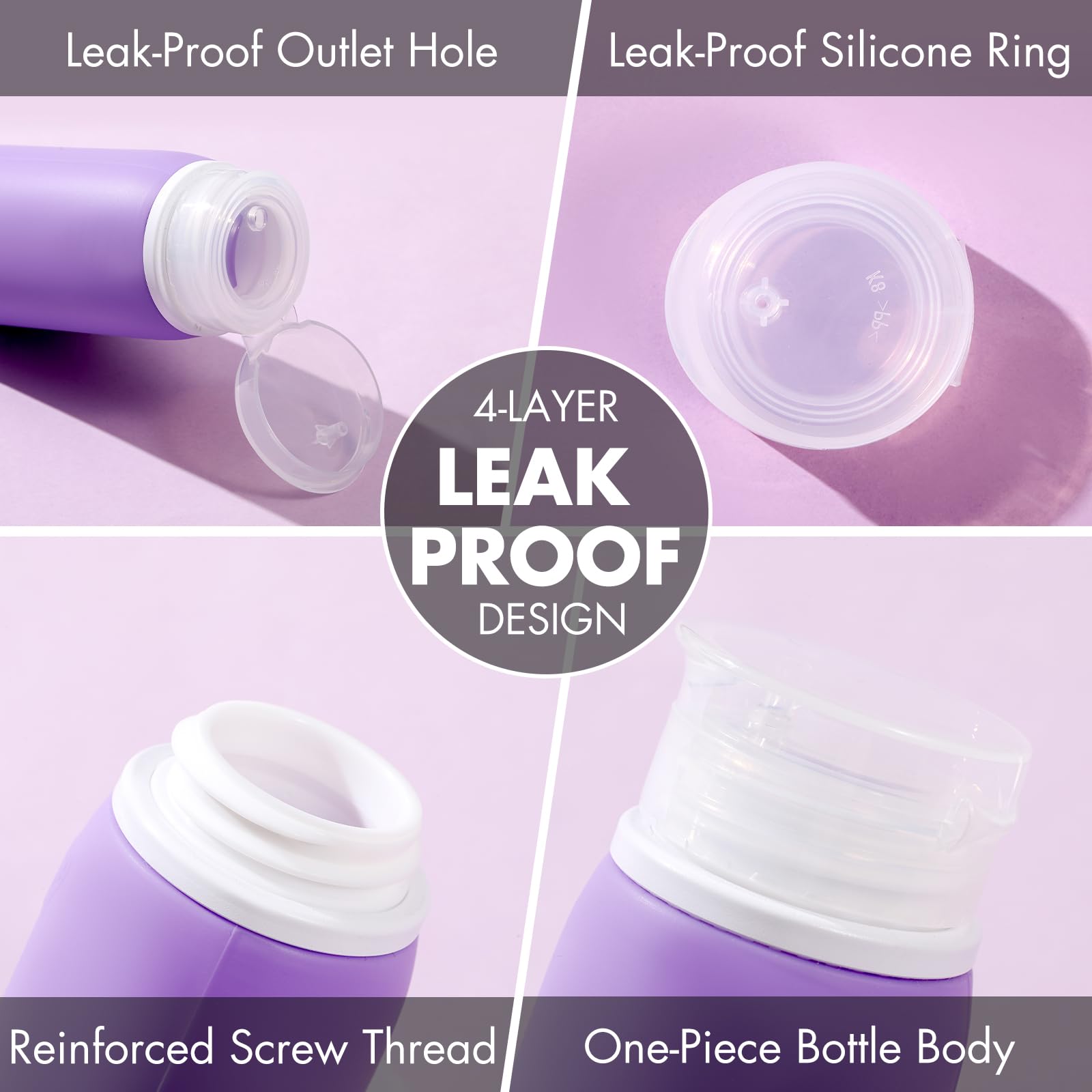 Muslish spray bottles 1oz ideal for perfume or sanitizer on the go