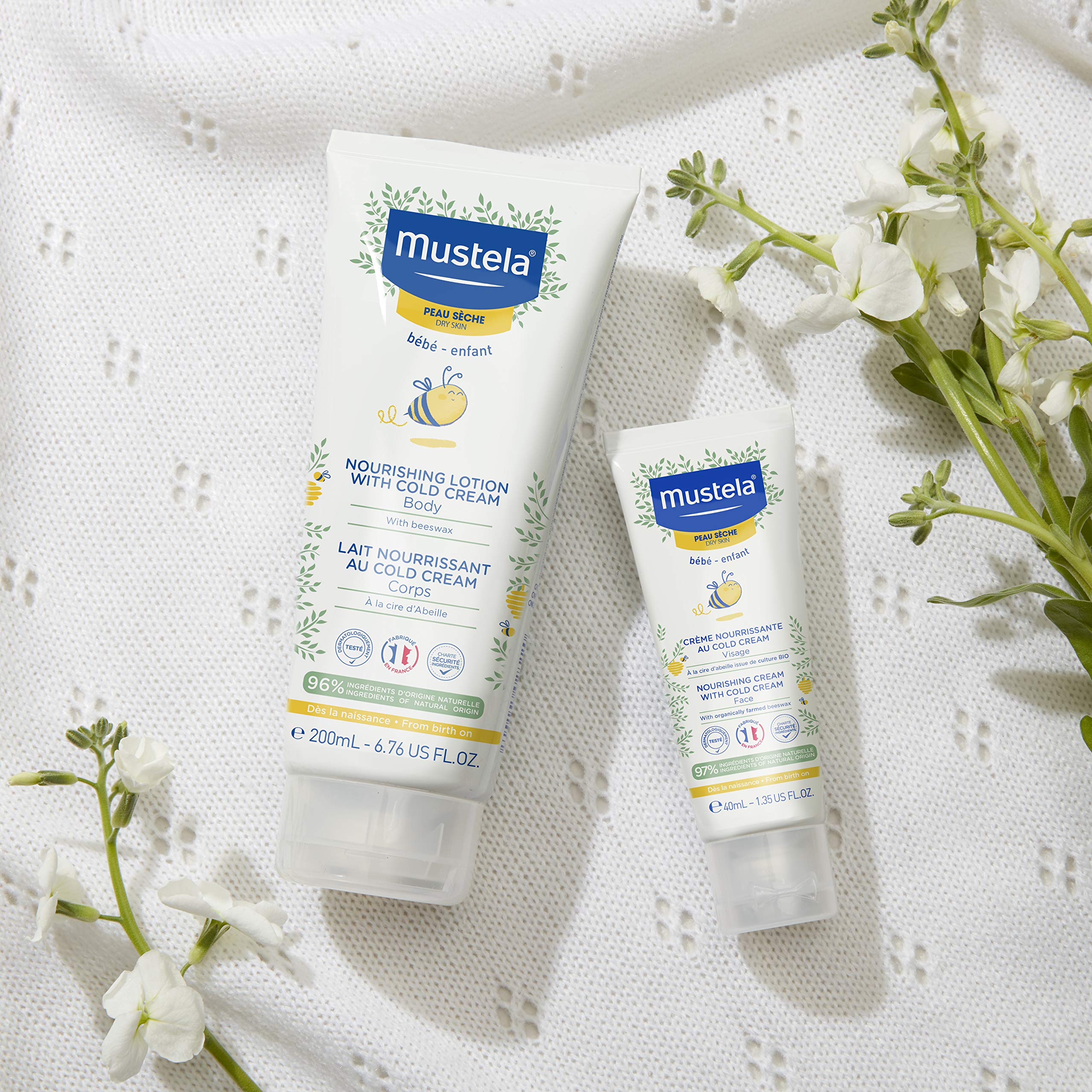 Mustela Ceramidas, crema fría para reforzar la barrera de la piel del bebé.
