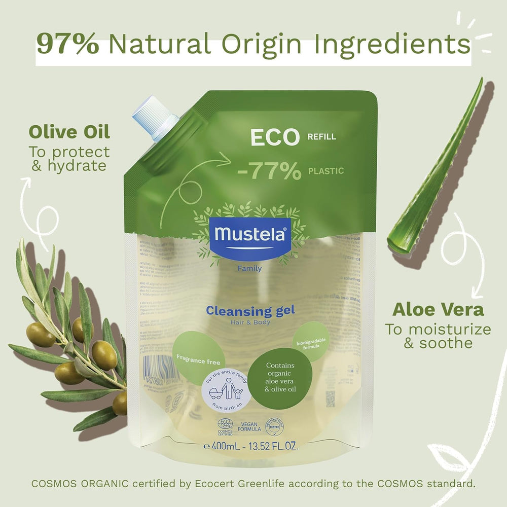 Mustela certificado COSMOS ORGANIC.