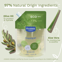 Mustela certificado COSMOS ORGANIC.