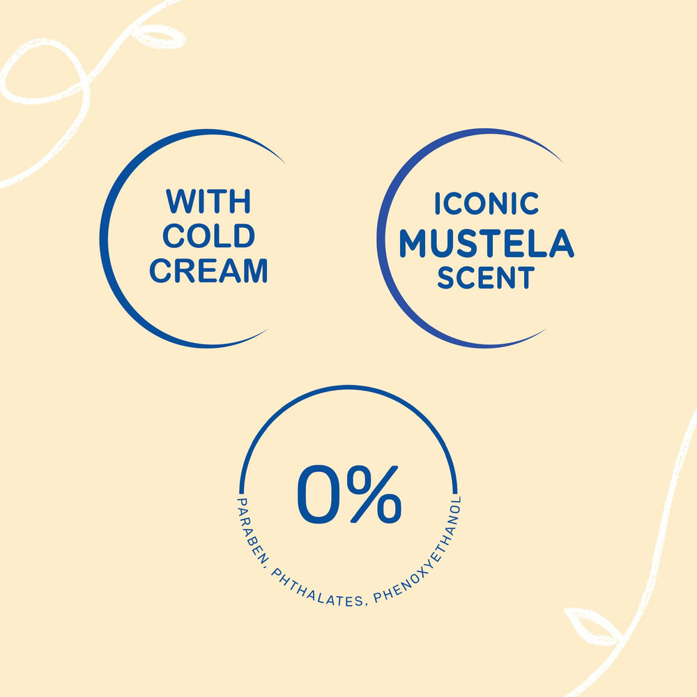 Mustela Loción Crema Fría, protección diaria frente a irritantes ambientales.