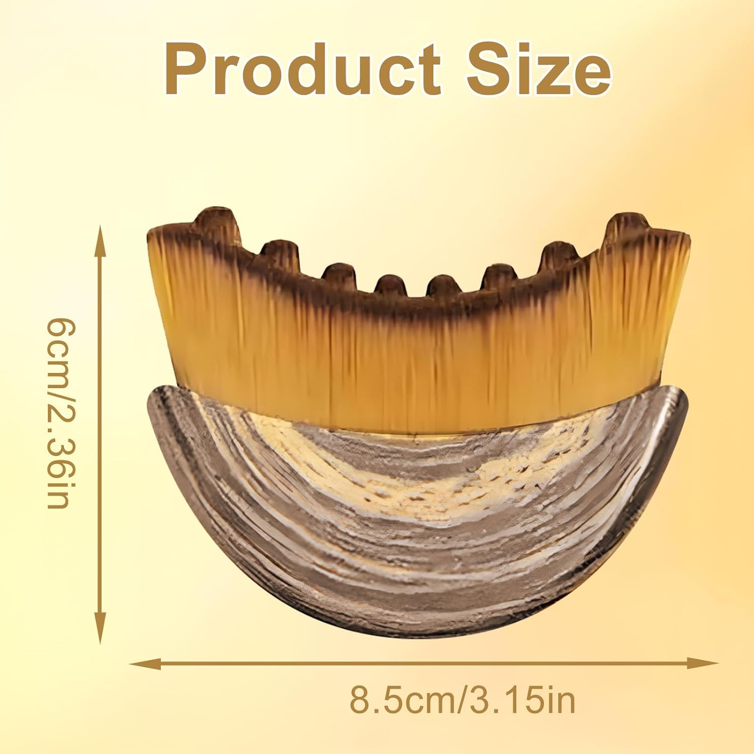 Mustio gua sha-inspired brush for facial massage and glow enhancement.