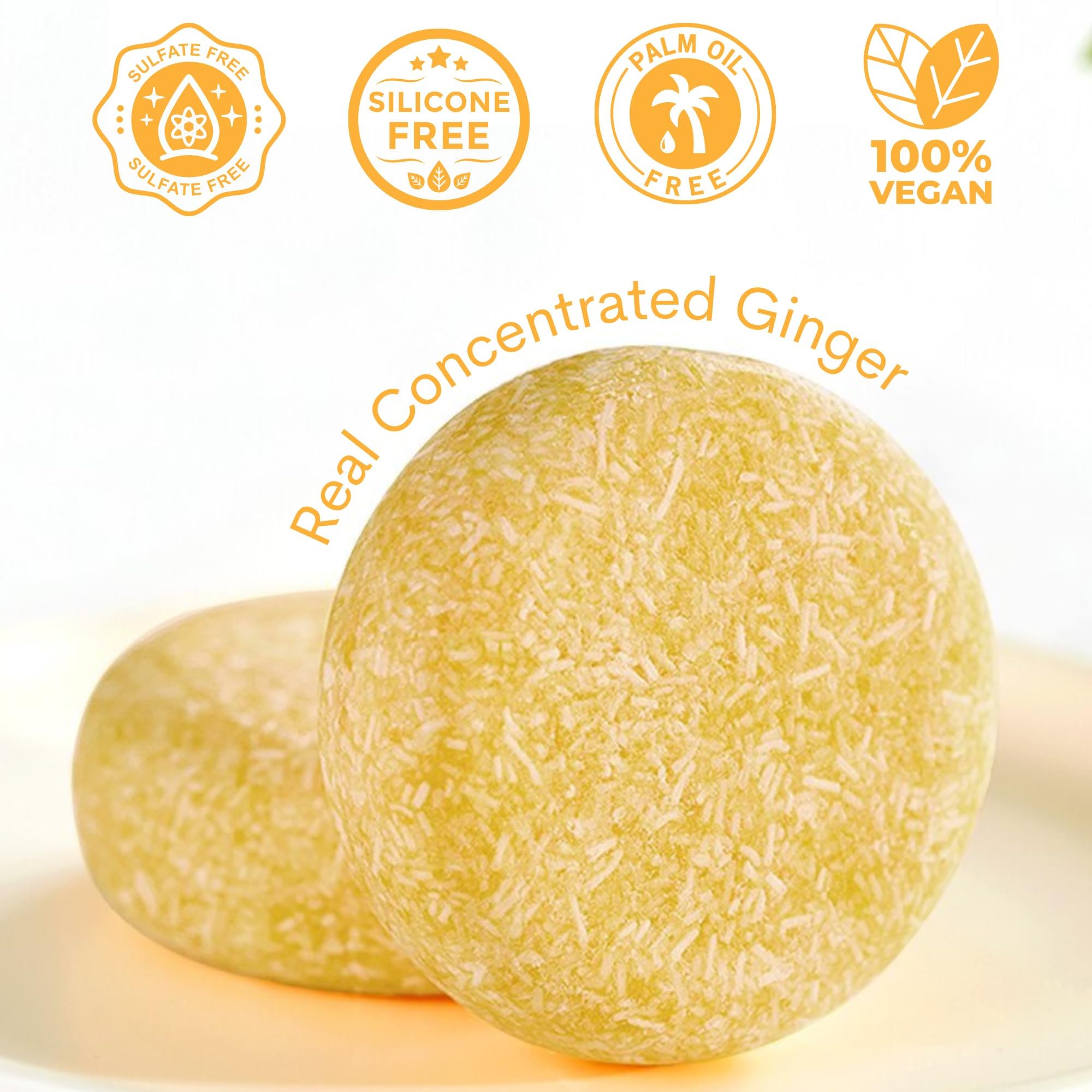 Aplicación directa de la barra Muun Ginger, sin envases.