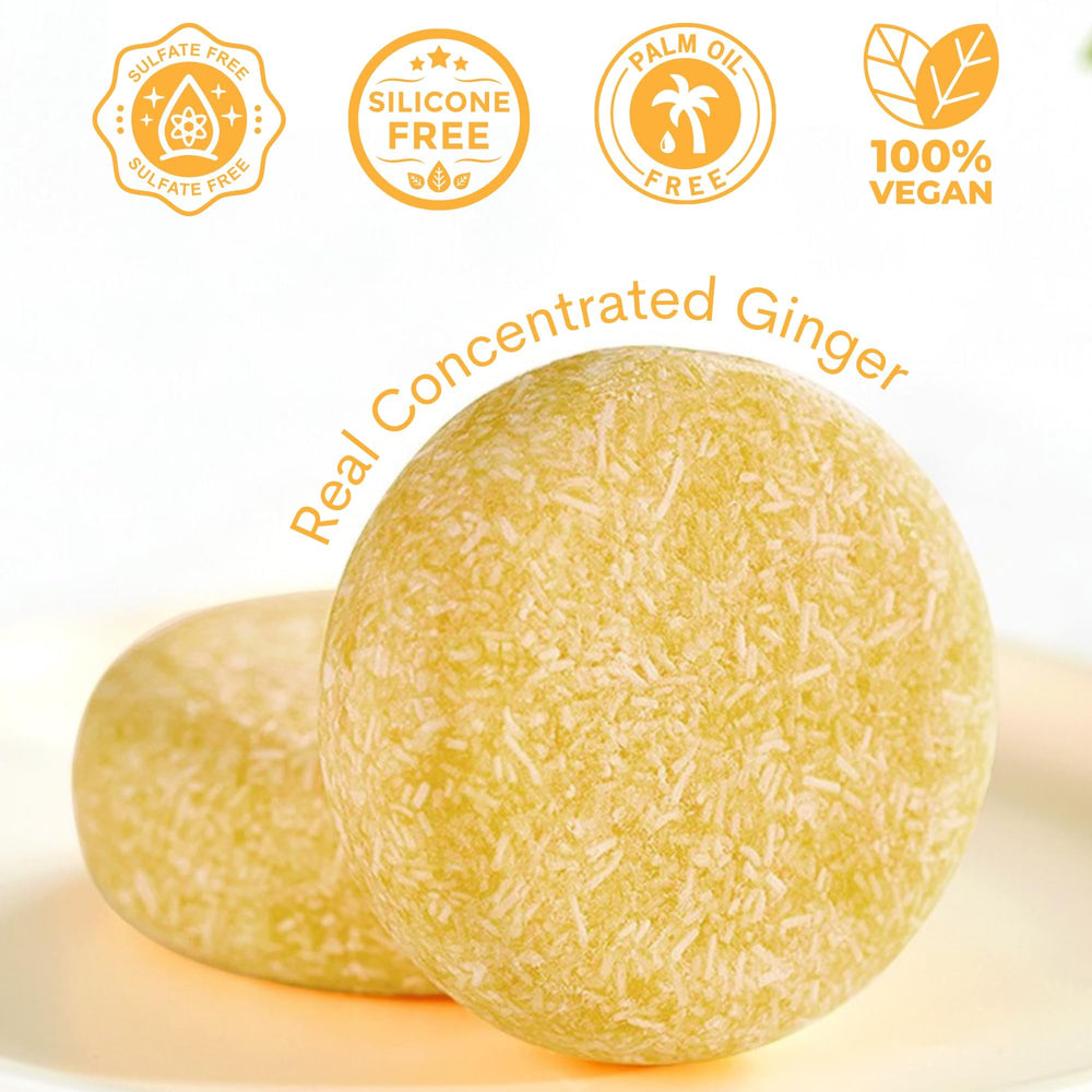 Aplicación directa de la barra Muun Ginger, sin envases.