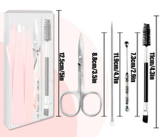 Muzioiernsu tweezers arrive in a compact case for easy storage on the go.