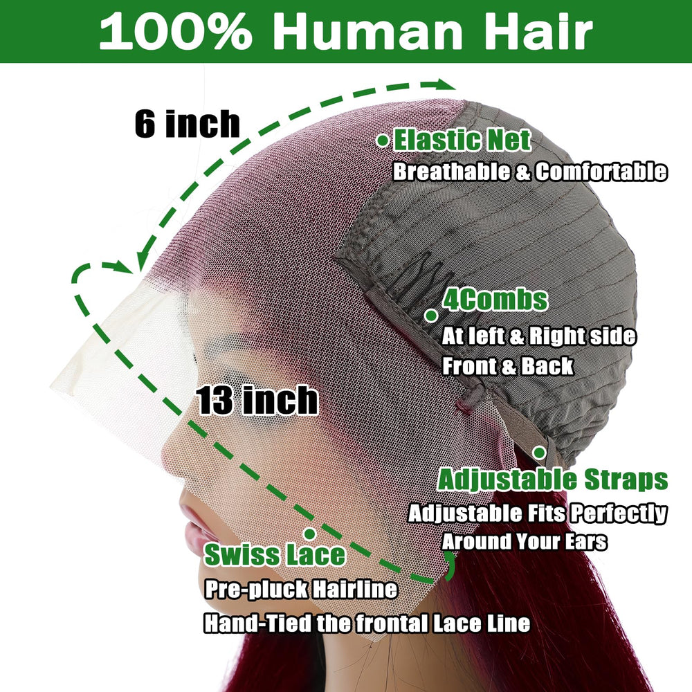 MUZOJET 180 density wig creates full, luxurious look.